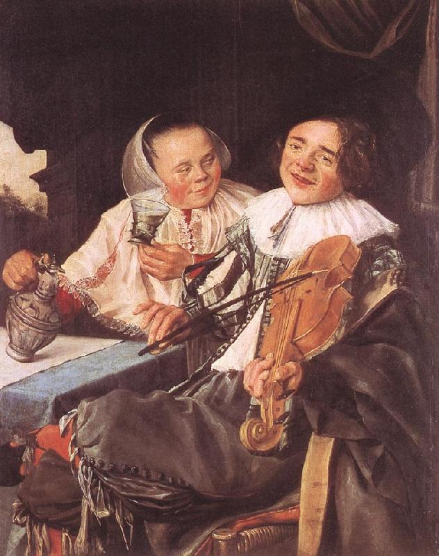 LEYSTER, Judith Carousing Couple oil painting image